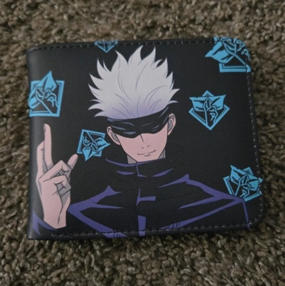 New Gojo Jujutsu Kaisen Anime Manga Leather Wallet